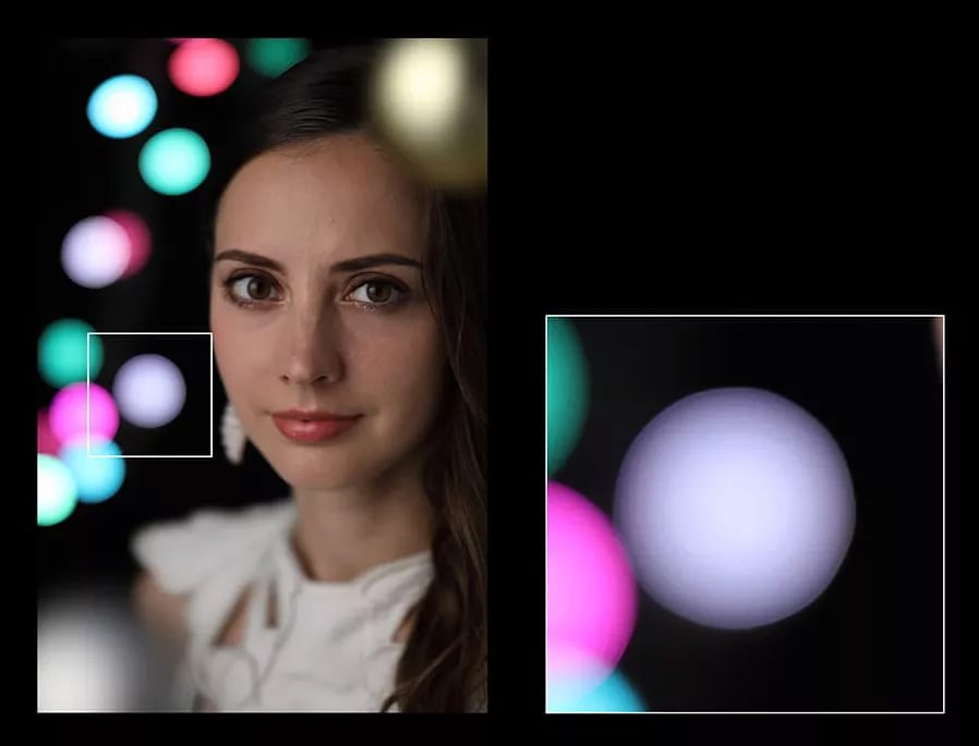 Bokeh suave com contorno suave e desfocado - Com revestimento DS