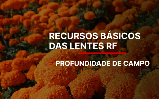 Recursos básicos das lentes RF - Profundidade de campo